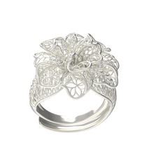 Load image into Gallery viewer, White Wax Piece for Ring With Asjustable Size CS03T-003ap-R
