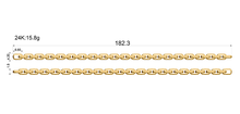 Загрузить изображение в средство просмотра галереи, Bracelet 182.3mm Length 4.2mm width SWDB-124-W4.2
